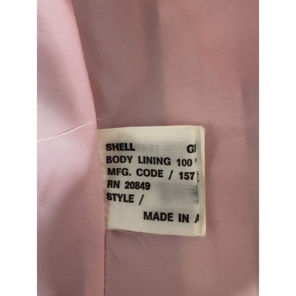 Gino di Giorgio Dolman Bat Wing Sleeve Leather Jacket sz M color Pink VTG  80's - Picture 7 of 14